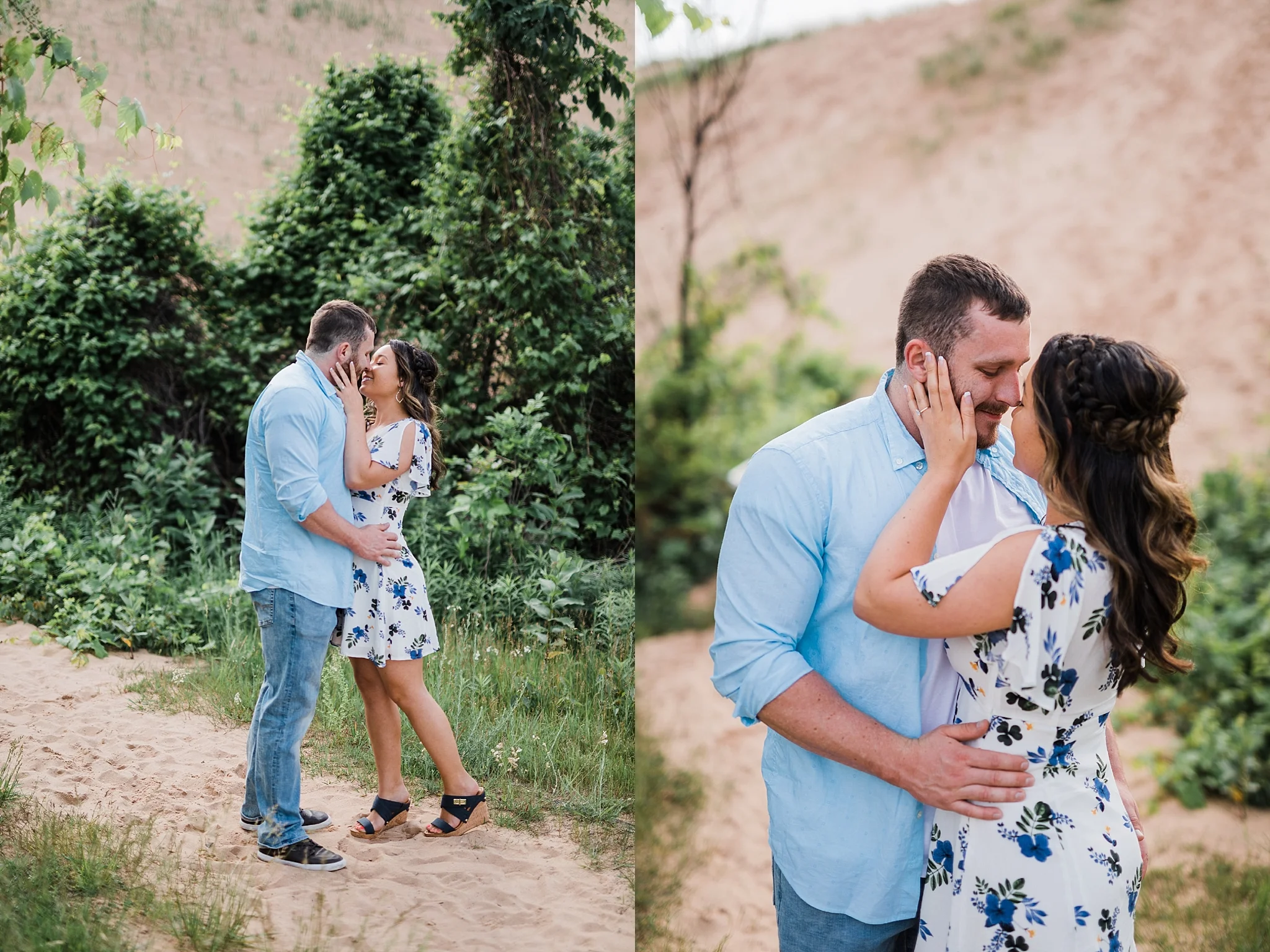 Sleeping Bear Dunes Engagement, Traverse City Wedding Photographer Rockhill Studio