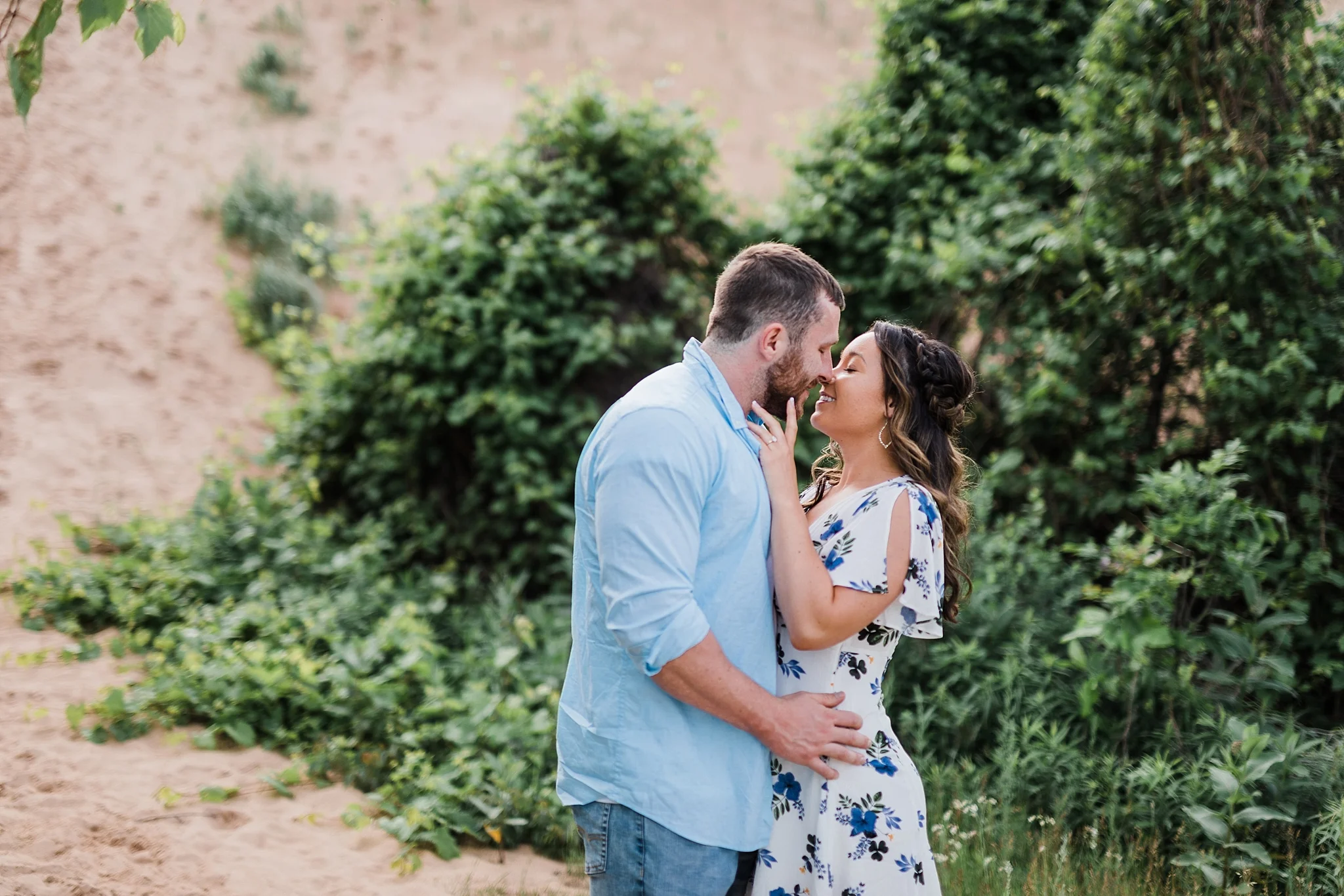 Sleeping Bear Dunes Engagement, Traverse City Wedding Photographer Rockhill Studio