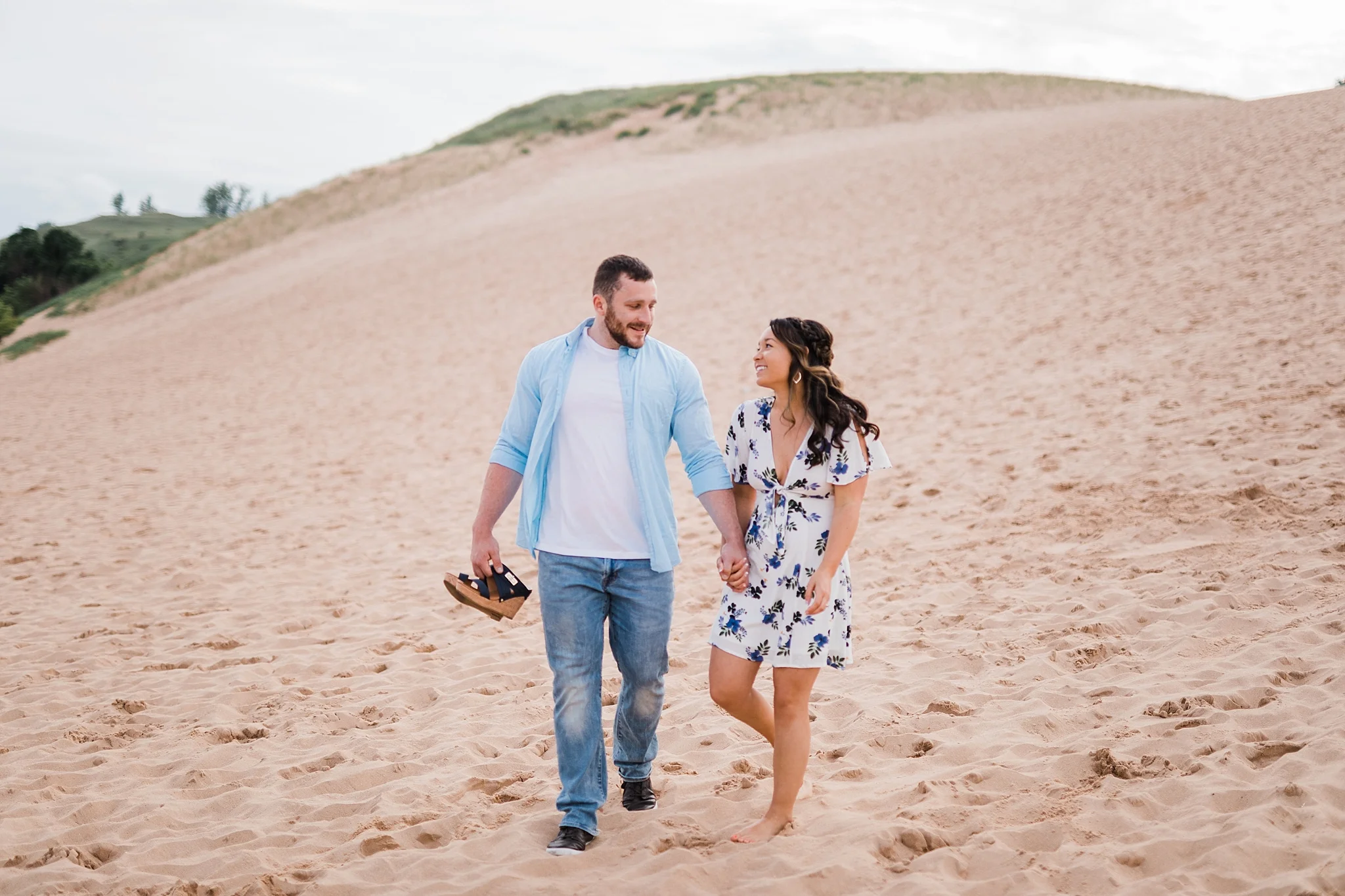 Sleeping Bear Dunes Engagement, Traverse City Wedding Photographer Rockhill Studio