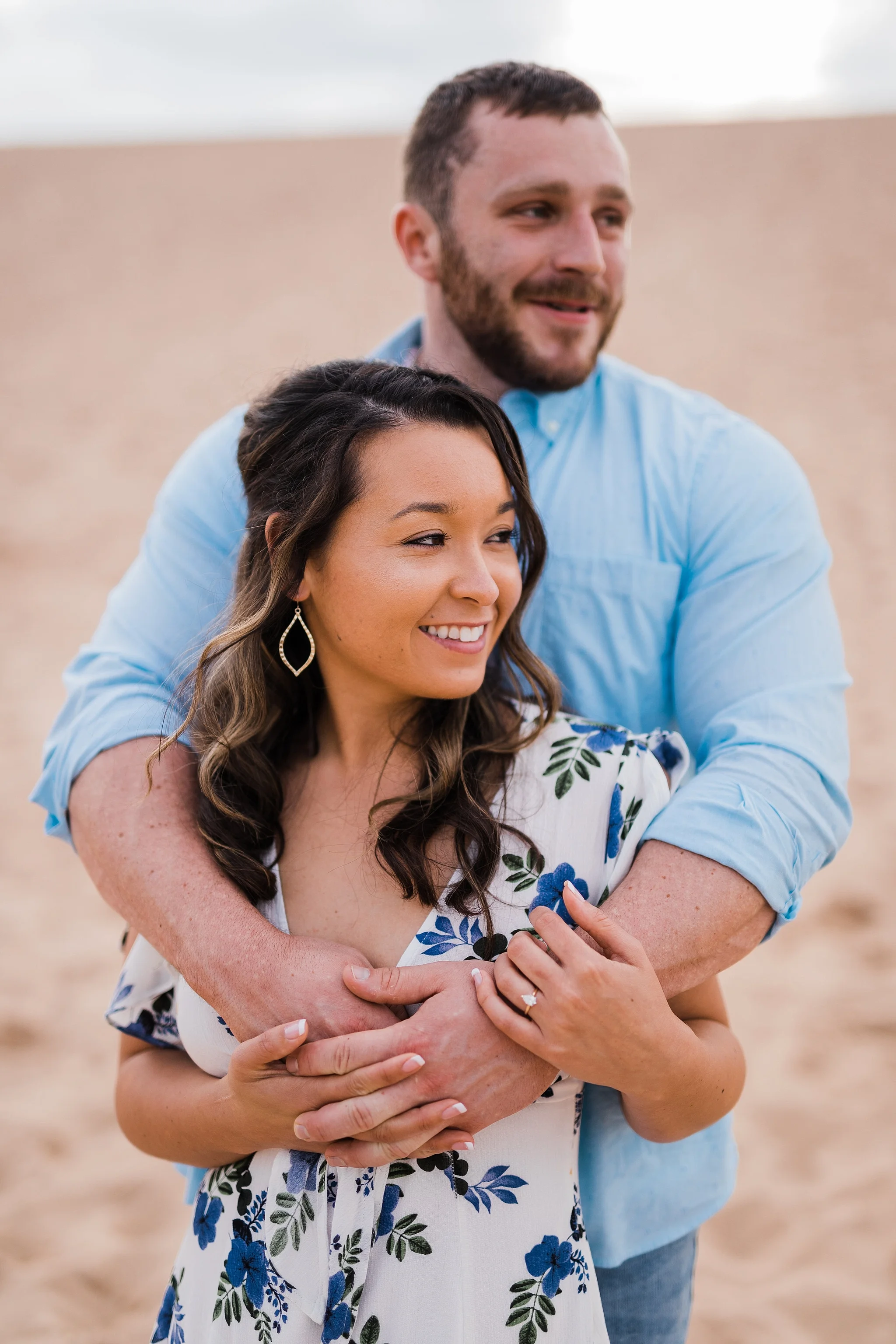 Sleeping Bear Dunes Engagement, Traverse City Wedding Photographer Rockhill Studio