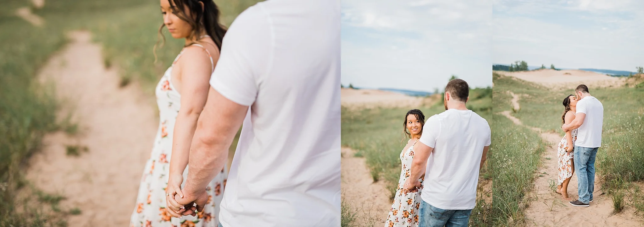 Sleeping Bear Dunes Engagement, Traverse City Wedding Photographer Rockhill Studio