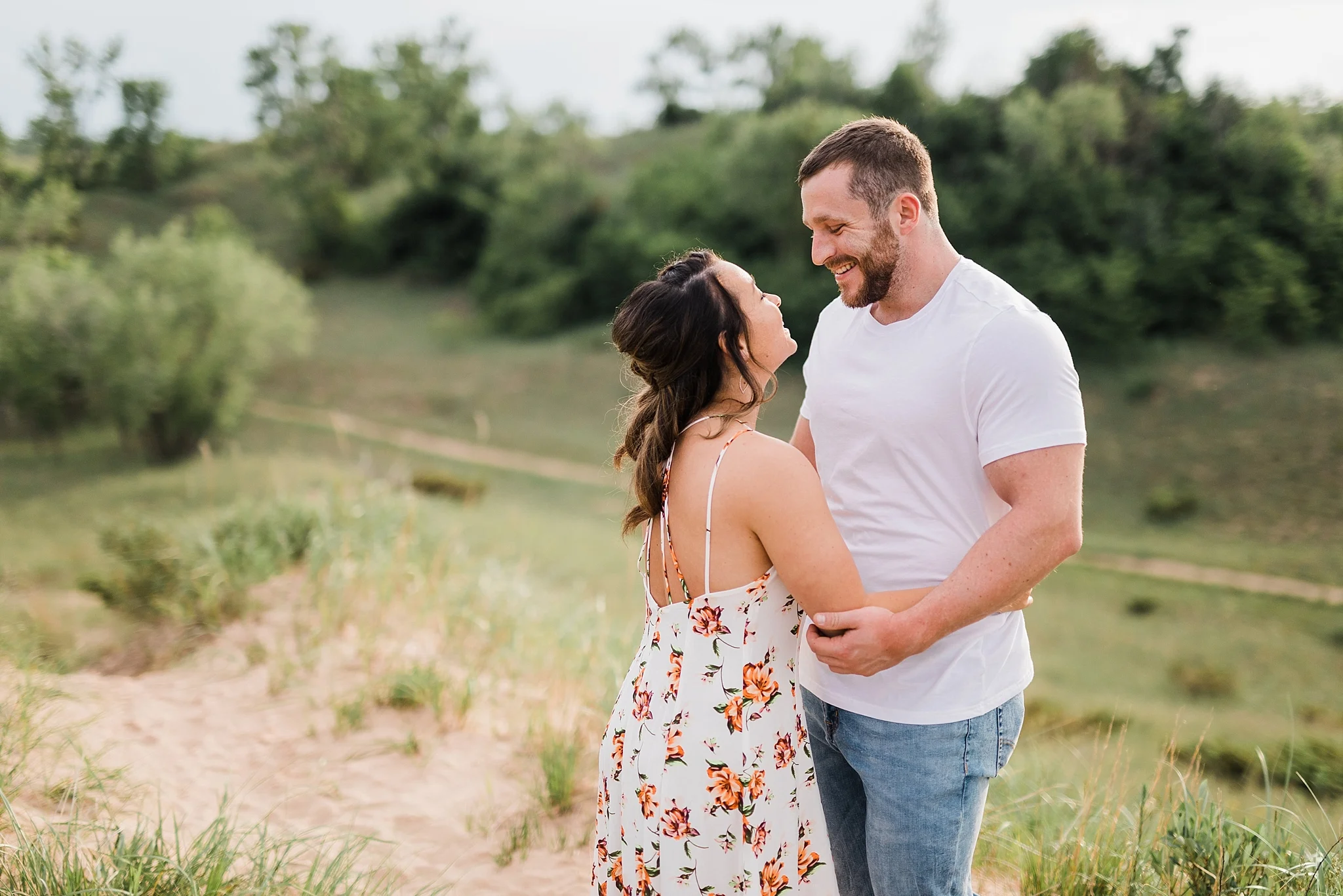 Sleeping Bear Dunes Engagement, Traverse City Wedding Photographer Rockhill Studio