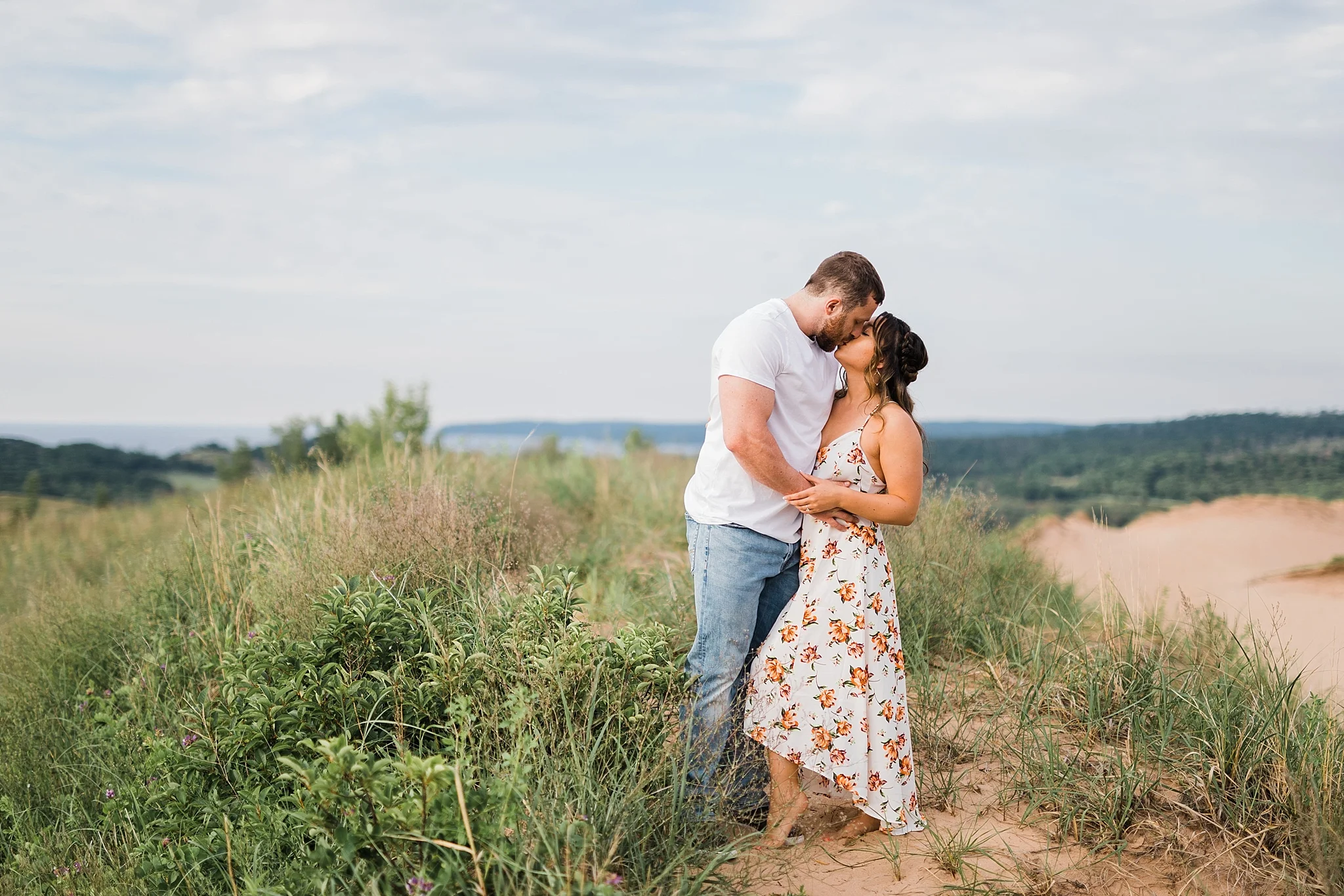 Sleeping Bear Dunes Engagement, Traverse City Wedding Photographer Rockhill Studio
