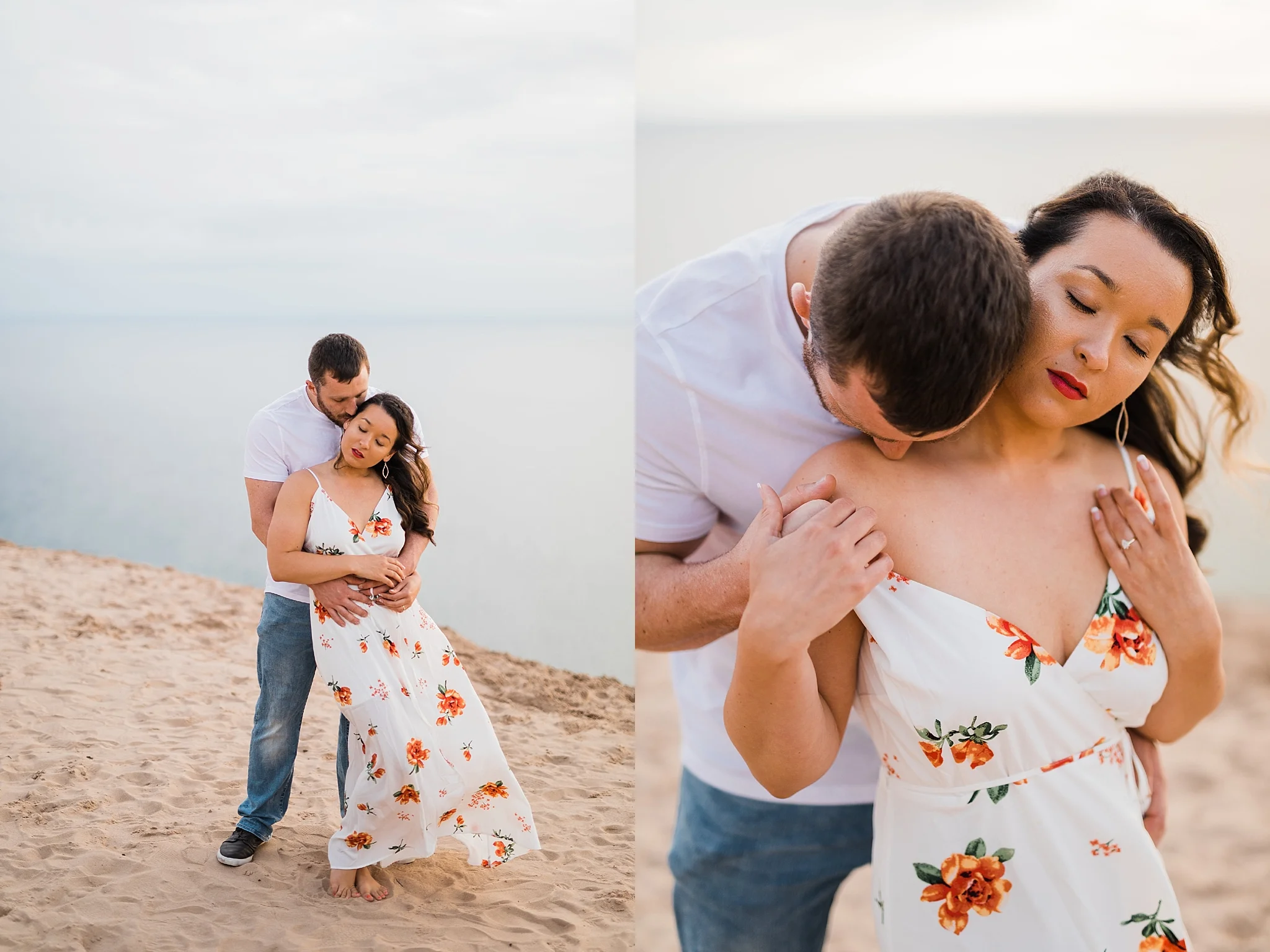 Sleeping Bear Dunes Engagement, Traverse City Wedding Photographer Rockhill Studio