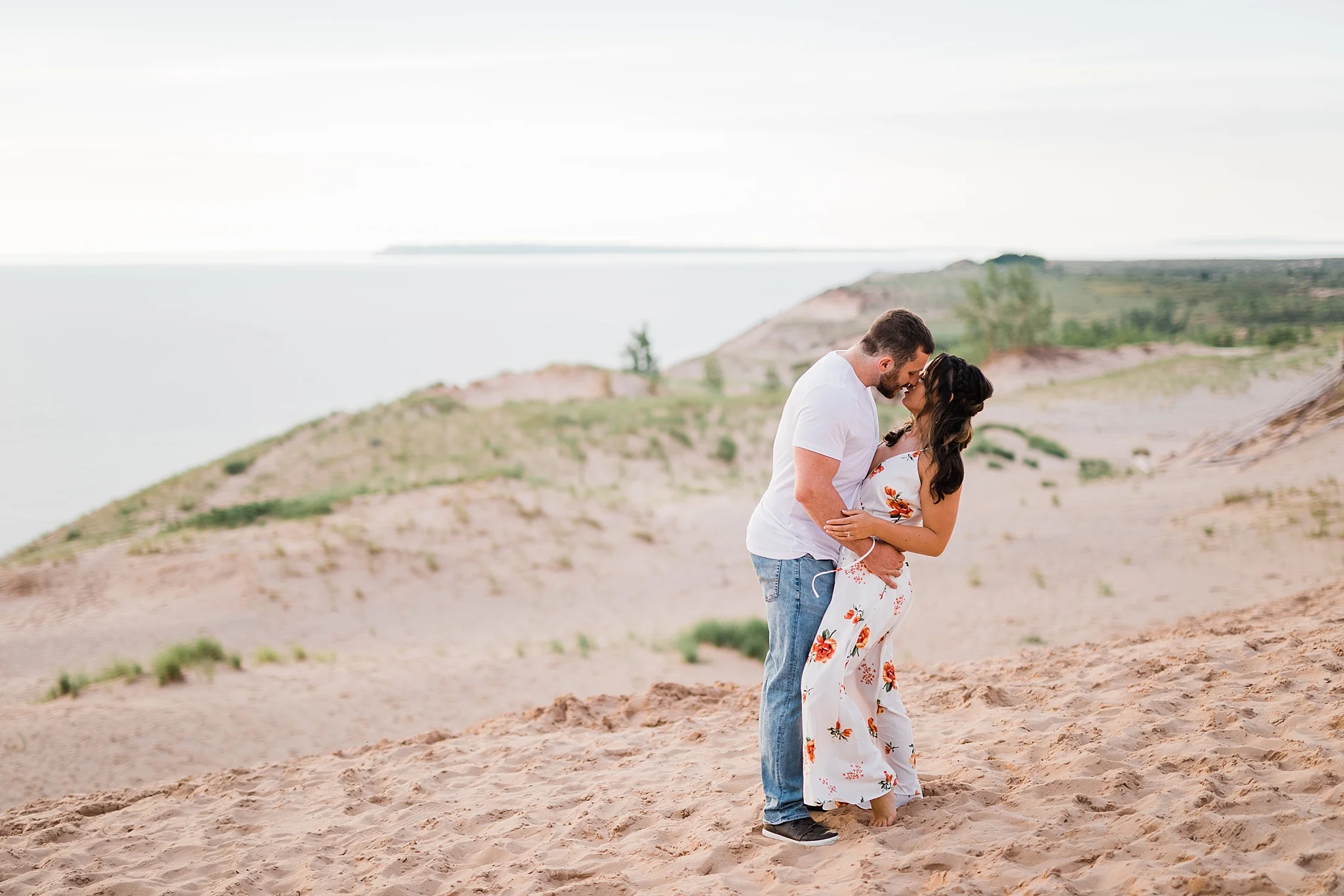 Sleeping Bear Dunes Engagement, Traverse City Wedding Photographer Rockhill Studio