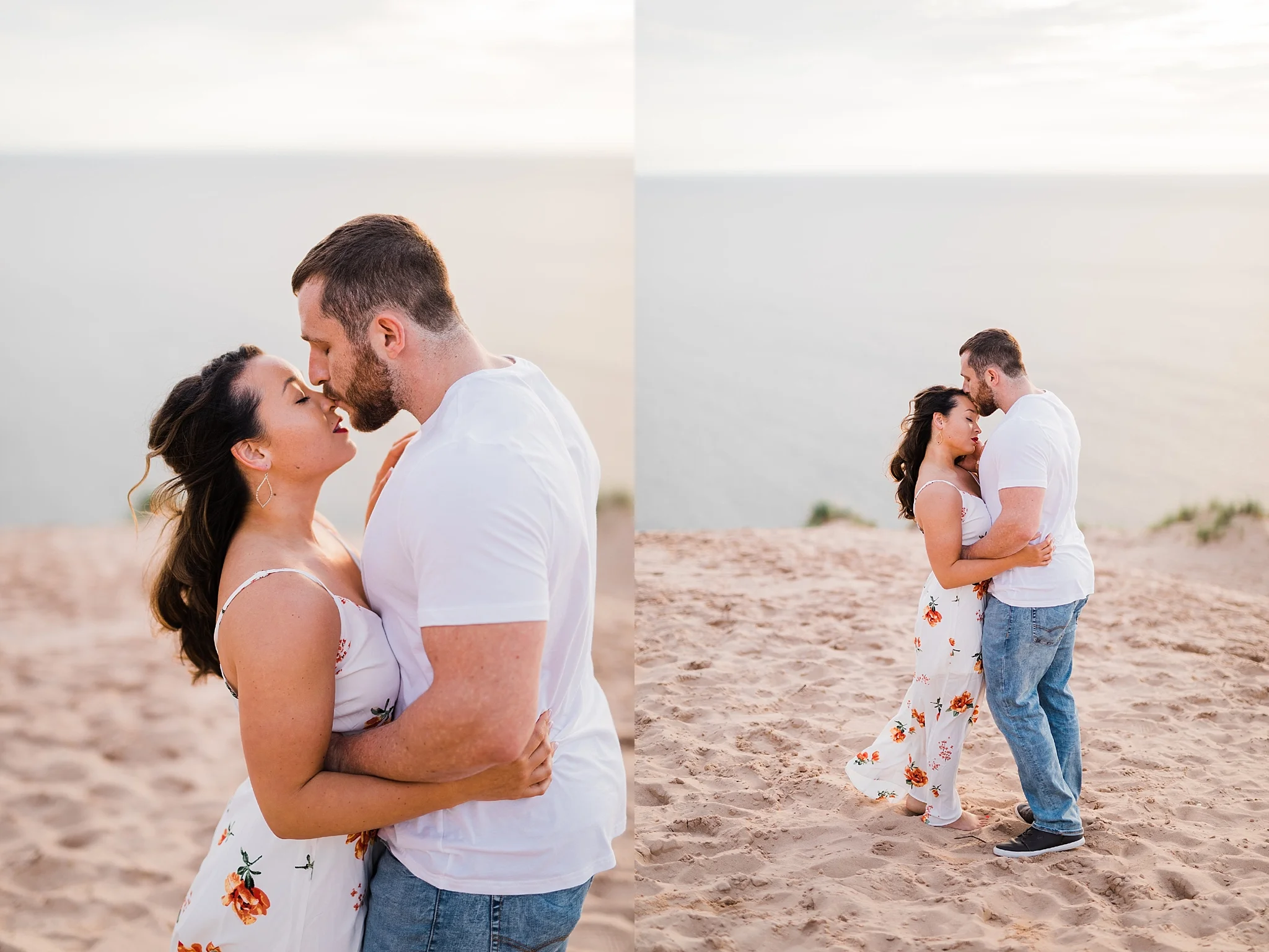 Sleeping Bear Dunes Engagement, Traverse City Wedding Photographer Rockhill Studio