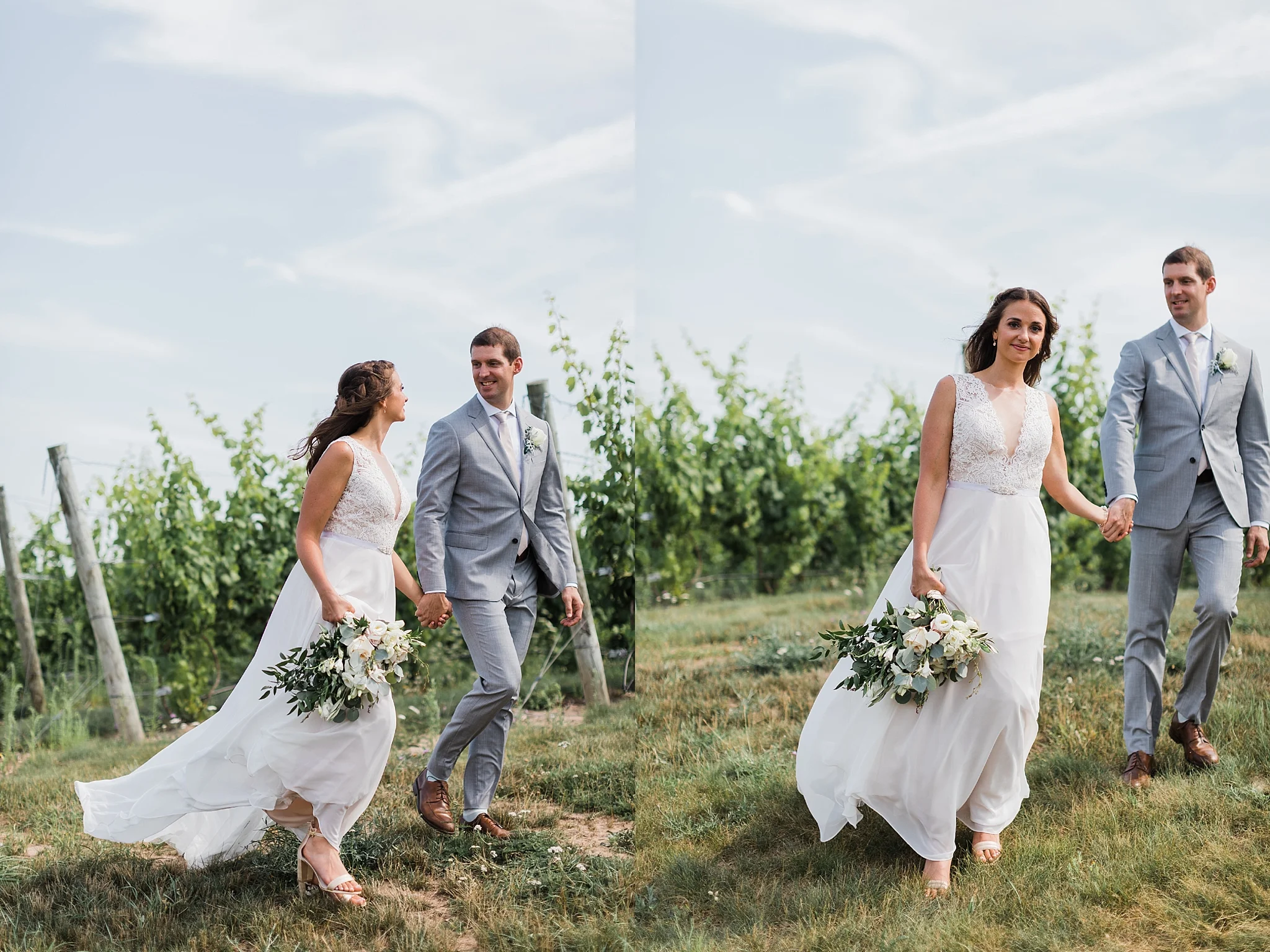 Verterra Vineyards Wedding, Traverse City Michigan photographer Rockhill Studio
