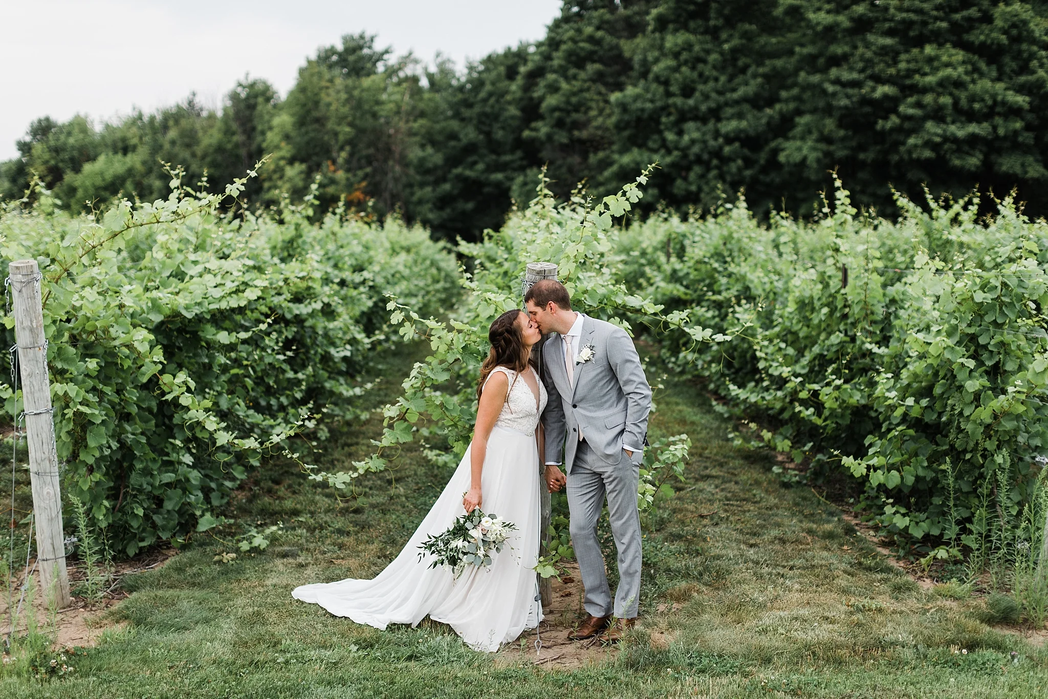 Verterra Vineyards Wedding, Traverse City Michigan photographer Rockhill Studio