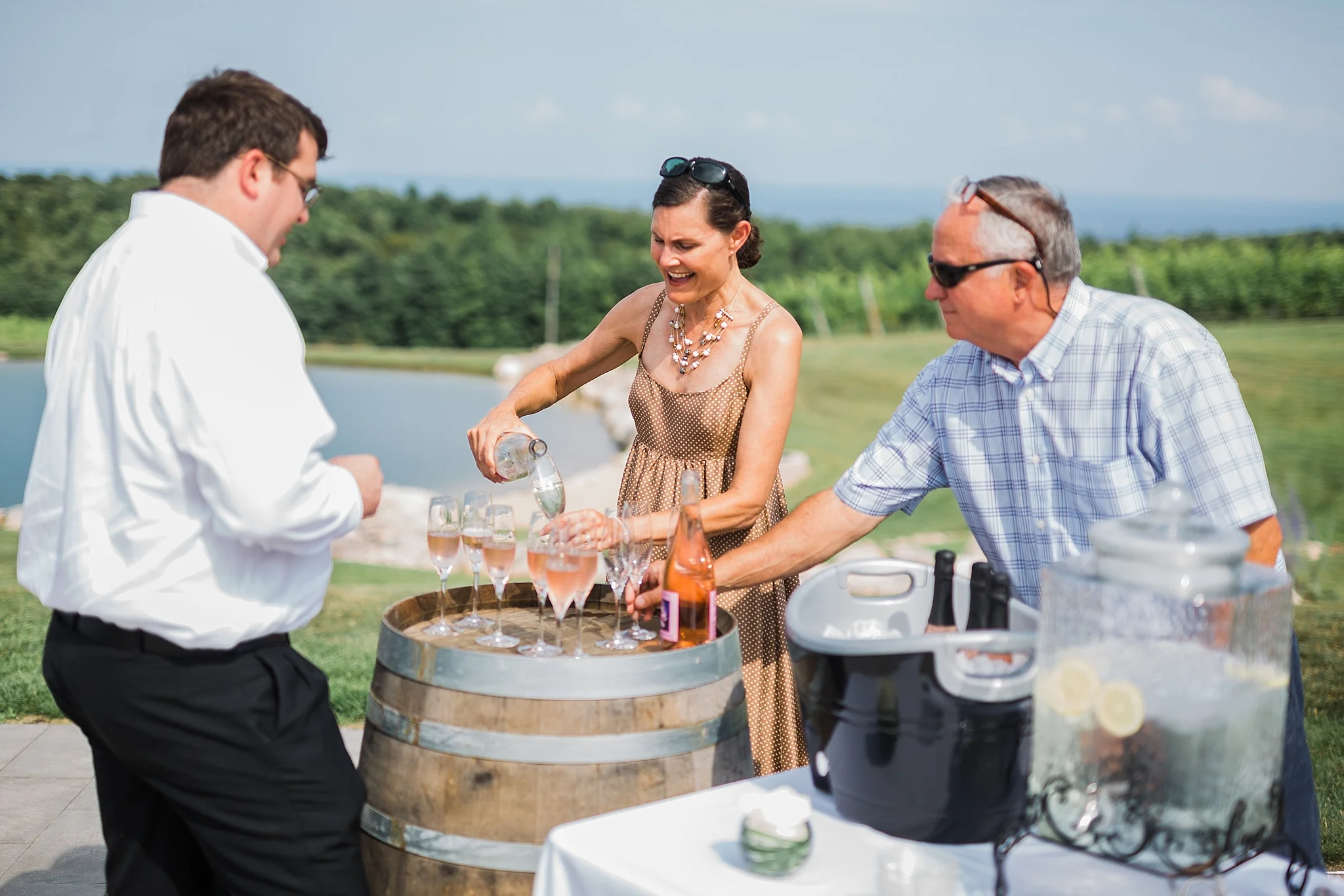 Verterra Vineyards Wedding, Traverse City Michigan photographer Rockhill Studio