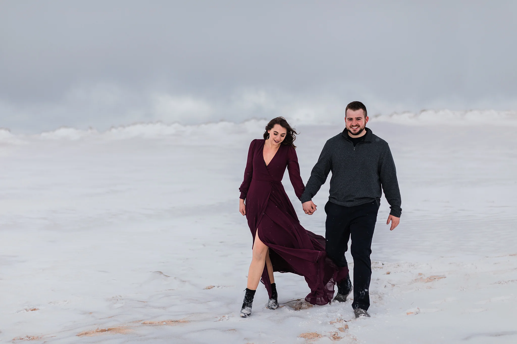 Sleeping Bear Dunes engagement session, Rockhill Studio, Michigan wedding photographer