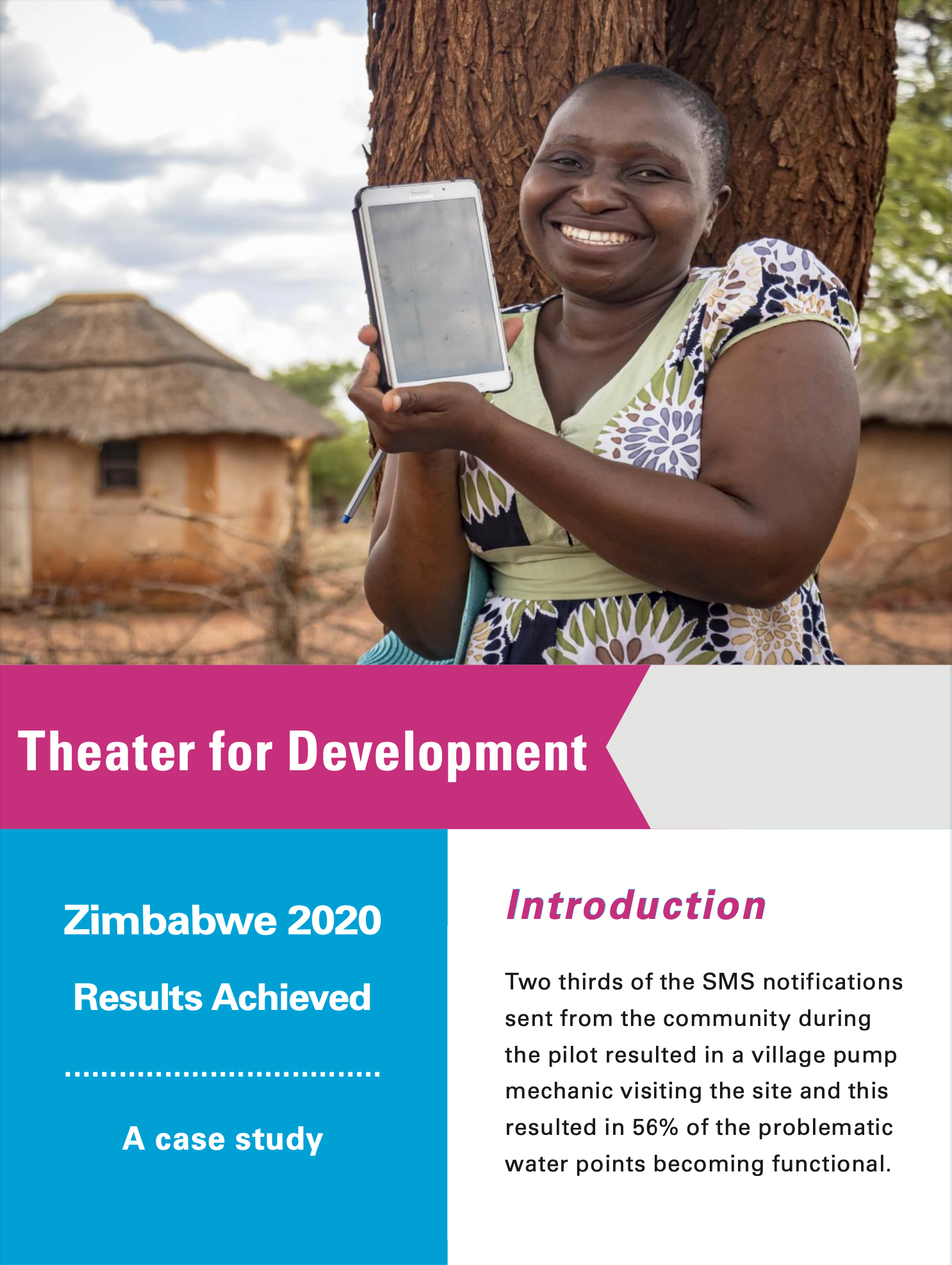 Theater for Developoment Case Study Broucher