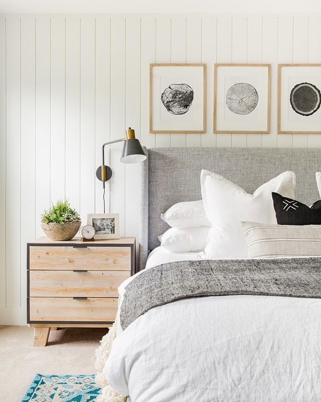 Don&rsquo;t be fooled...the super-simple layered bedding look can actually be pretty tricky to pull off yourself. I love this option of putting your stacked &ldquo;sleeping&rdquo; pillows behind decorative ones because it&rsquo;s functional AND prett
