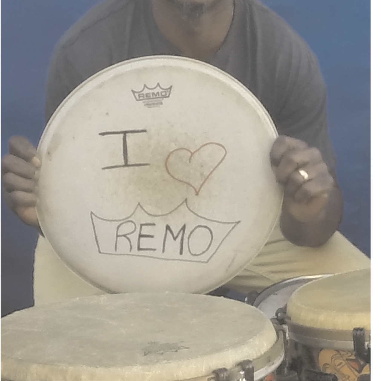 Marcus loves Remo drumheads!