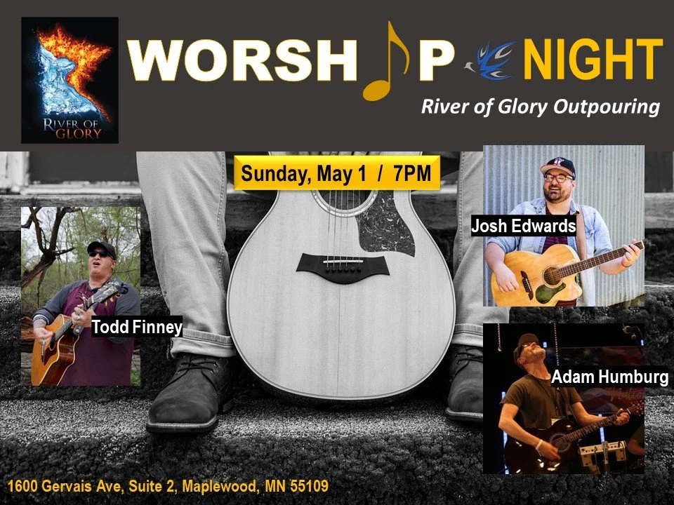 WORSHIP NIGHT AT THE RIVER OF GLORY OUTPOURING