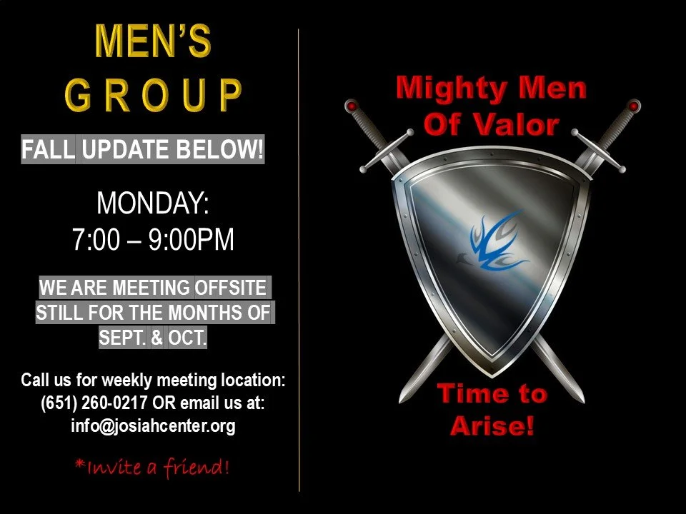 MIGHTY MEN OF VALOR: MEN'S GROUP GATHERING 