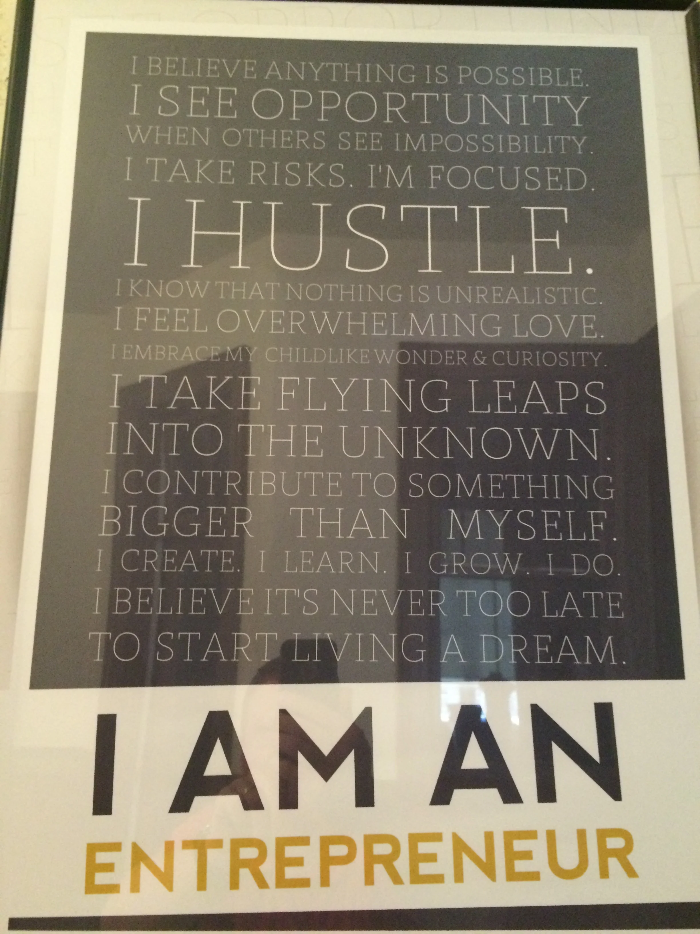 I took this picture months ago. Now I occupy the office next to it in The Loft.