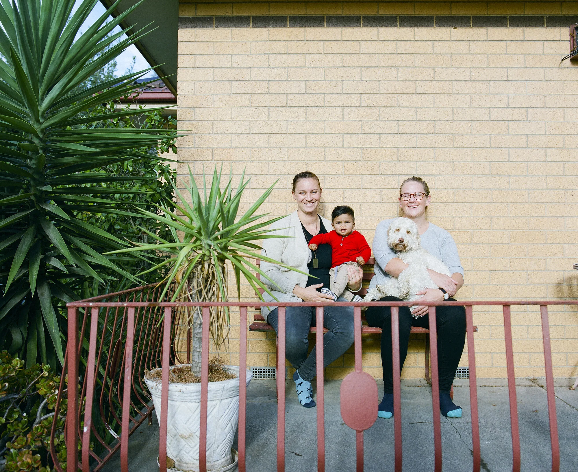   Hayley, Sophie, Max, Monty (Spoodle) 2 years.    Sunshine, Victoria.    We are such a normal family. We are actually as boring as they come and live lives very much like everyone else    Prior to being pregnant and having a child, I was not too fus