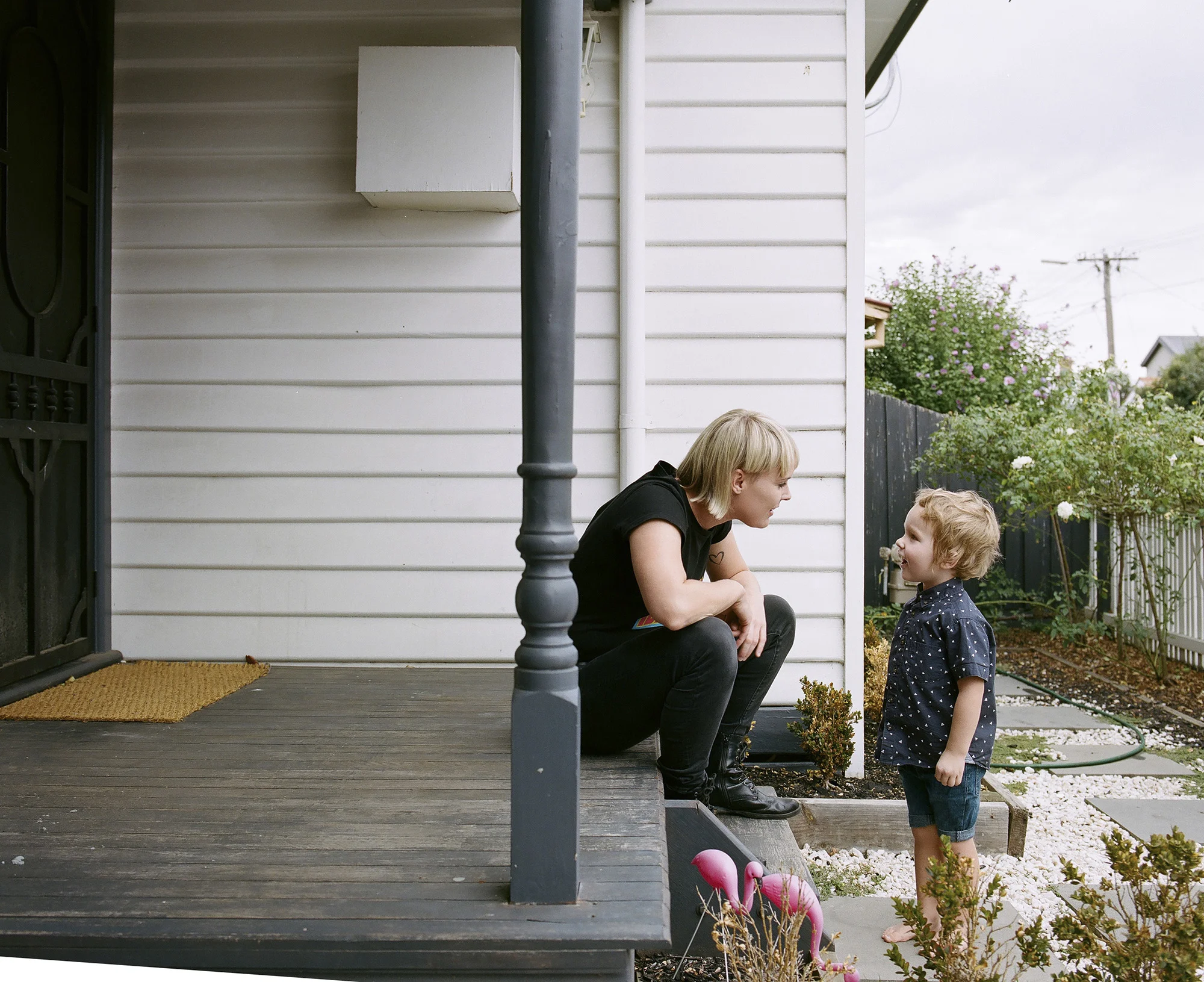   Lisa &amp; Hugo (3.5yrs)    Yarraville, Victoria    Hugo's other mum and I had been together for over a decade when we decided to have a child together. We opted for an anonymous donor and went through ART - I was Hugo's birth mum. It was a really 