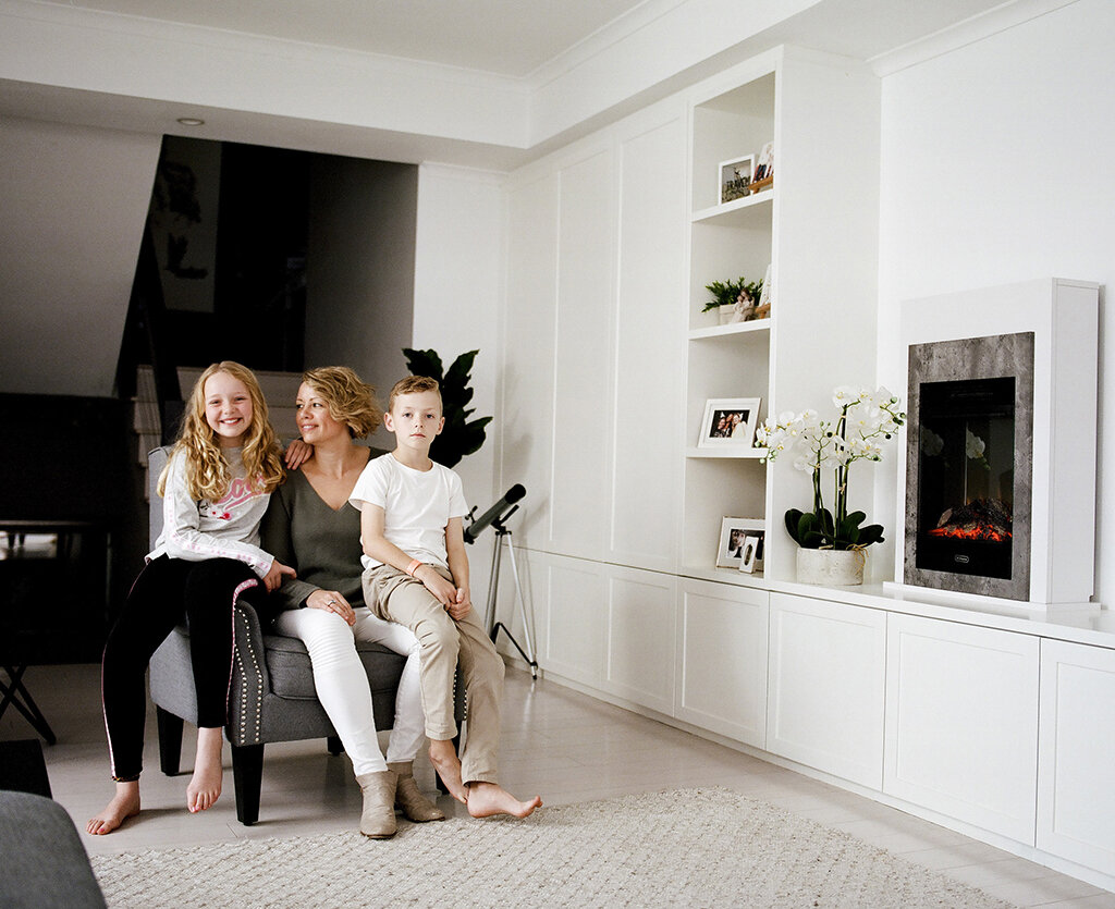 Nicole 38, Serafin 9, Spencer 8,  Sydney NSW