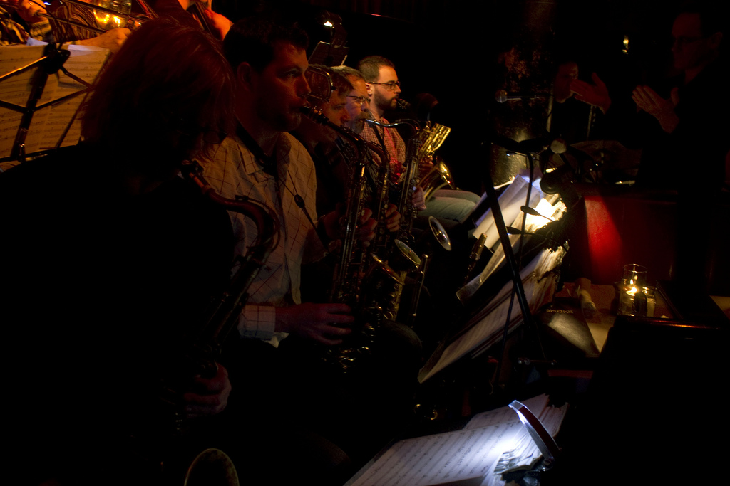 A jazz performance on the Upper West Side.