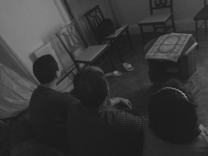 Another recently resettled family lives hear Soha’s, but they do not want to be identified because they still have loved ones in Homs. Purvi Thacker/ BuzzFeed News