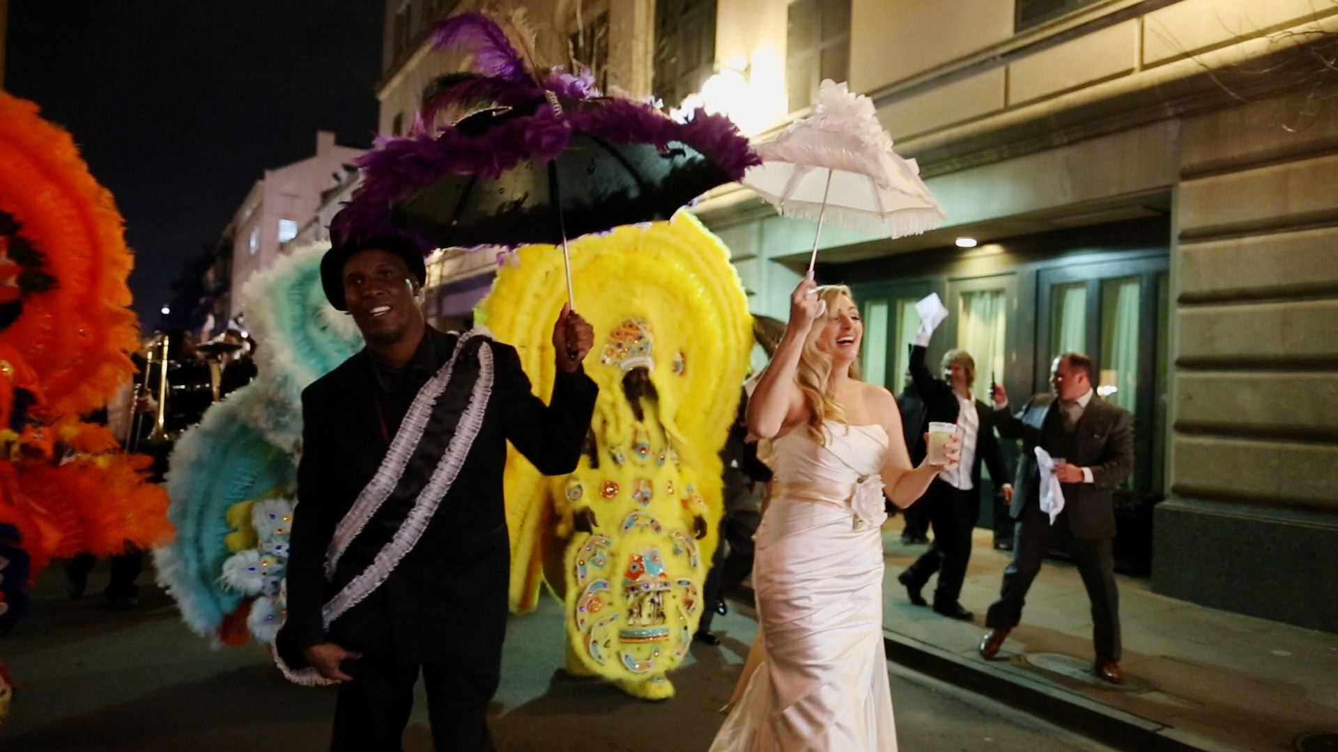 No better way to second line through the streets of New Orleans!