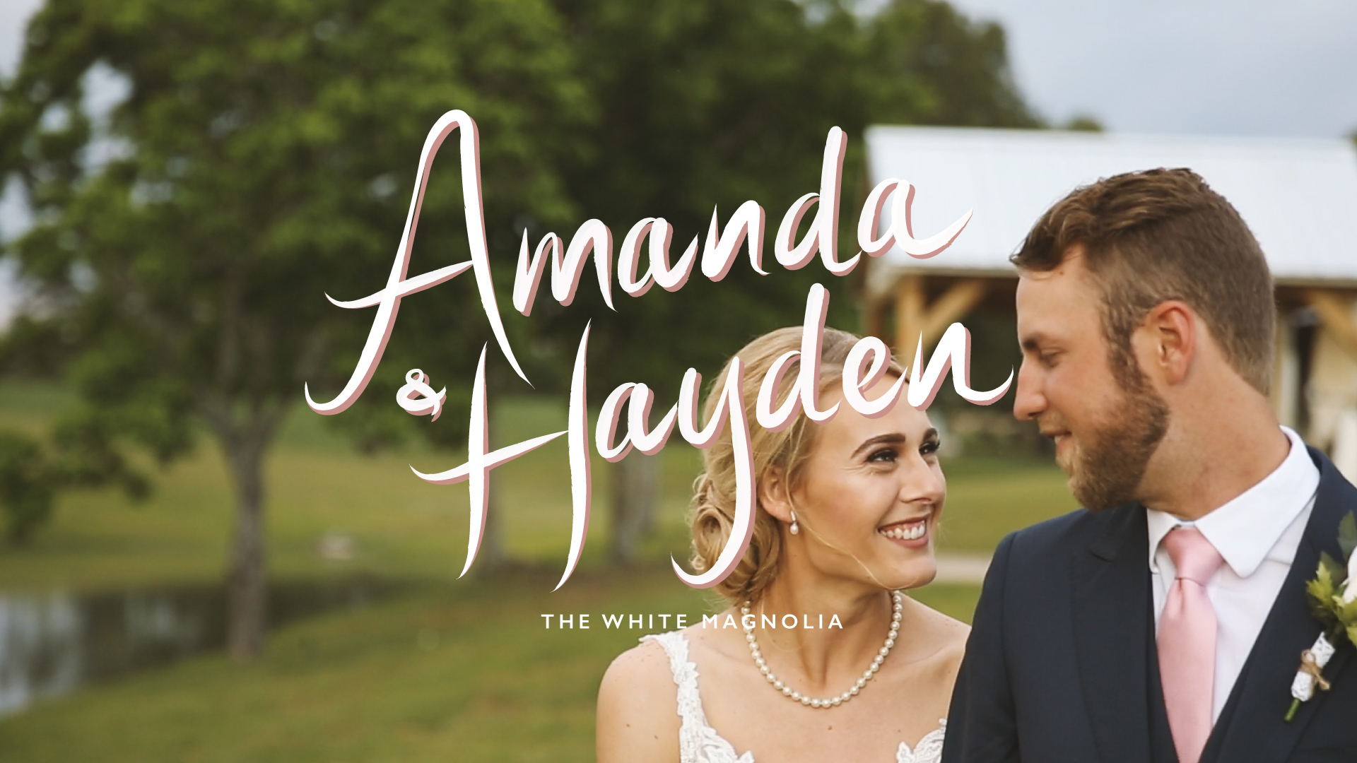 Sentimental White Magnolia Farm Wedding // Amanda and Hayden