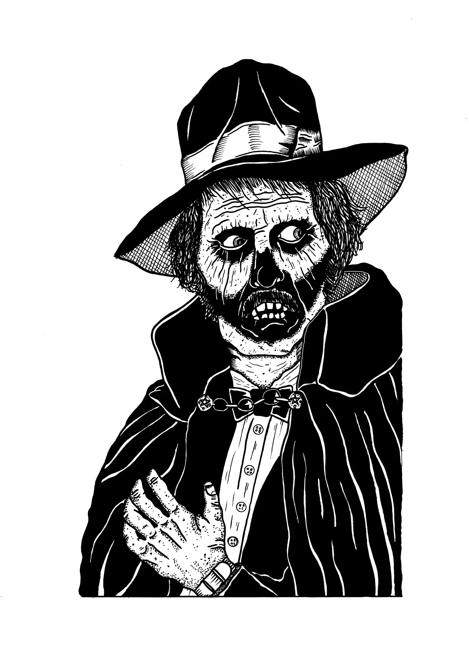 Vincent Price as Dr Death from Madhouse (1974)