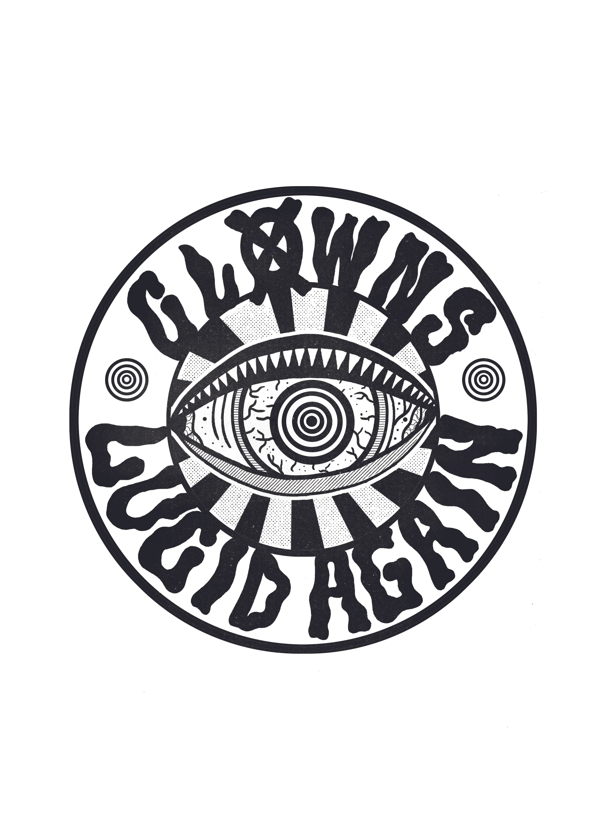 Logo for Melbourne band Clowns.