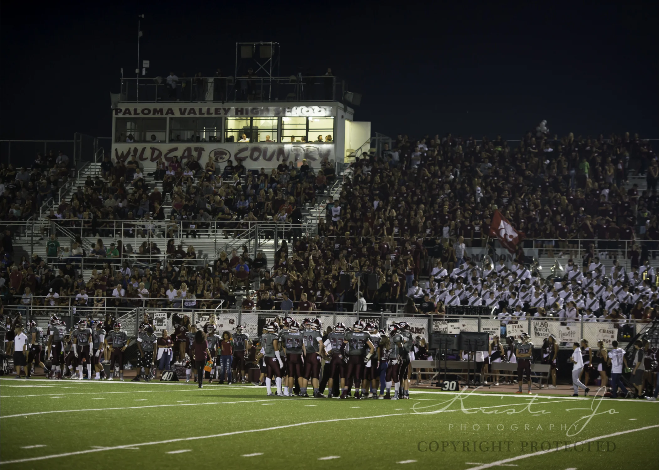 Paloma vs Tustin Varsity Football Game