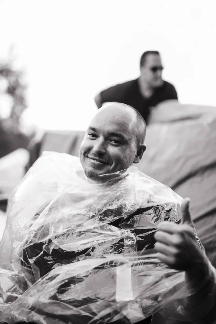 Matt Jara in "Oh wait, yes I do poncho."