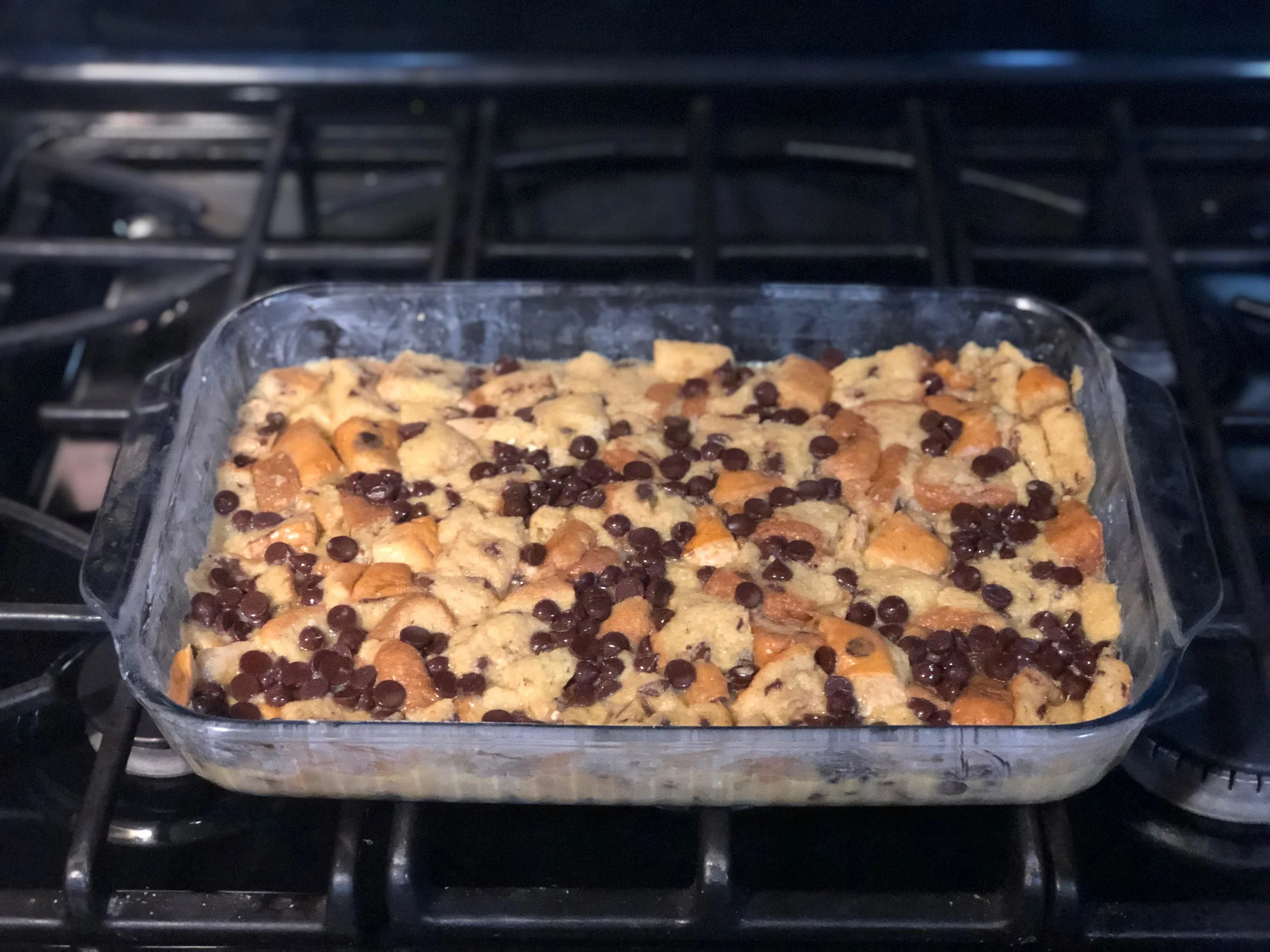 It should look like this before baking!