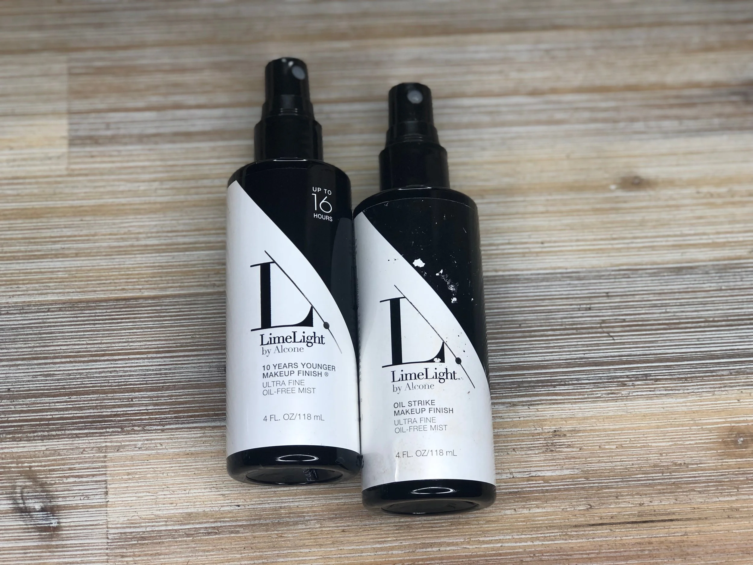 LimeLife by Alone’s Setting Sprays: 10 Year Younger and Oil Strike
