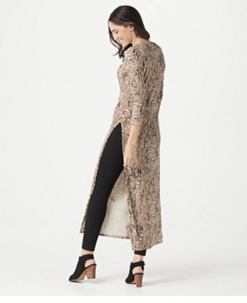 Long tunic with double side slits from G.I.L.IPhoto Copyright QVC