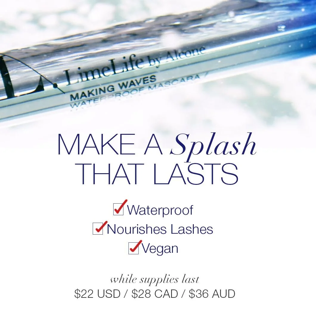 5k sold in the first 3 hours! Shop for LimeLife Waterproof mascara here!