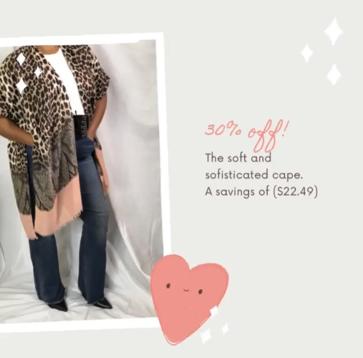 Shop leapord cape
