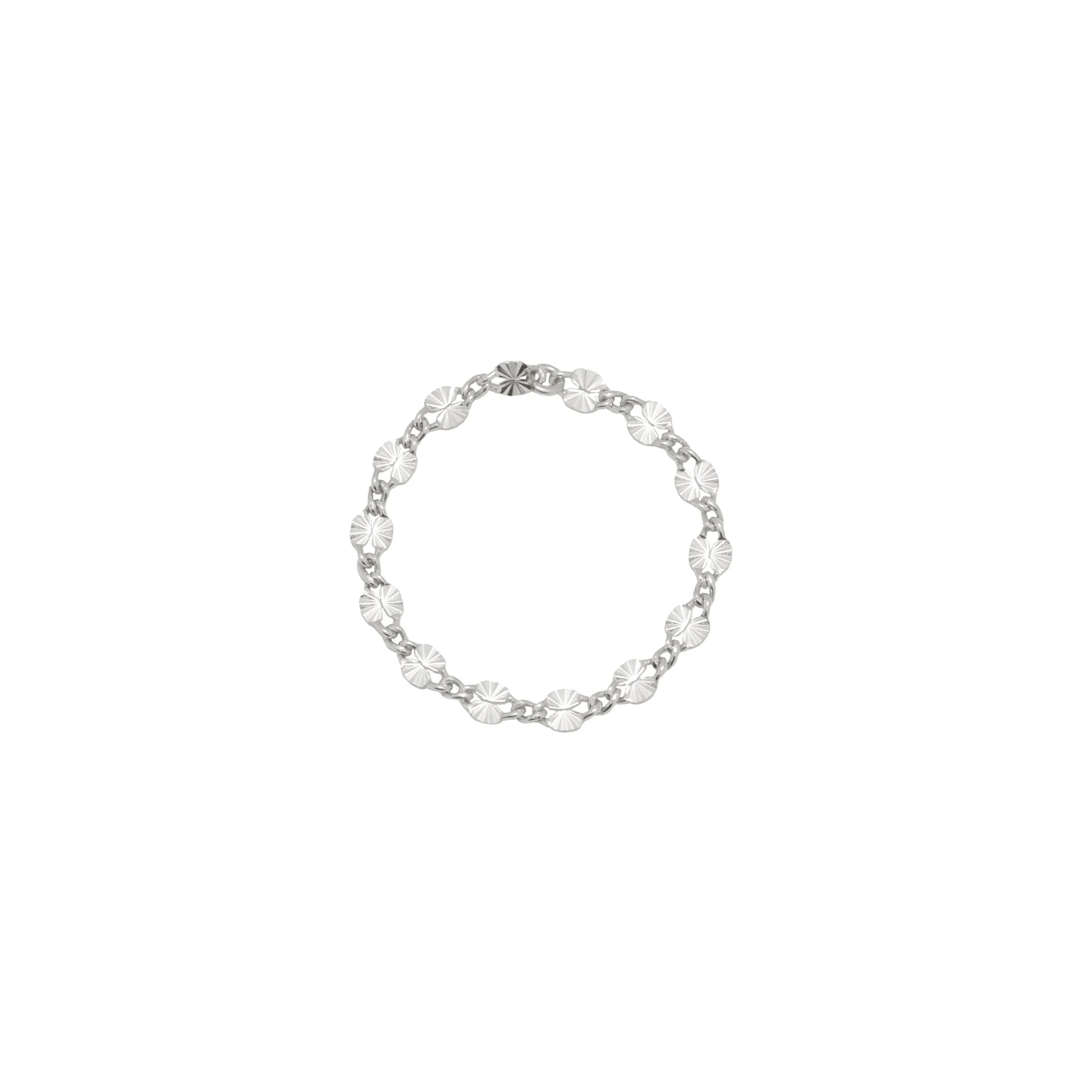 Stellata Chain Ring, Silver