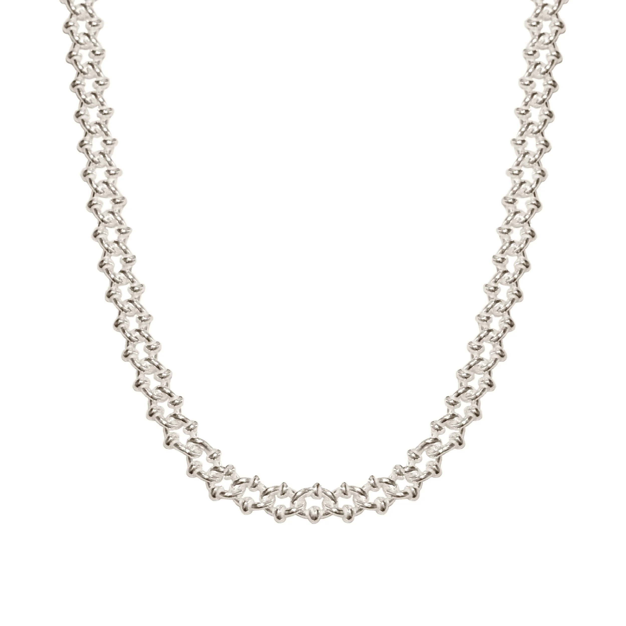 Orbita Necklace, Silver