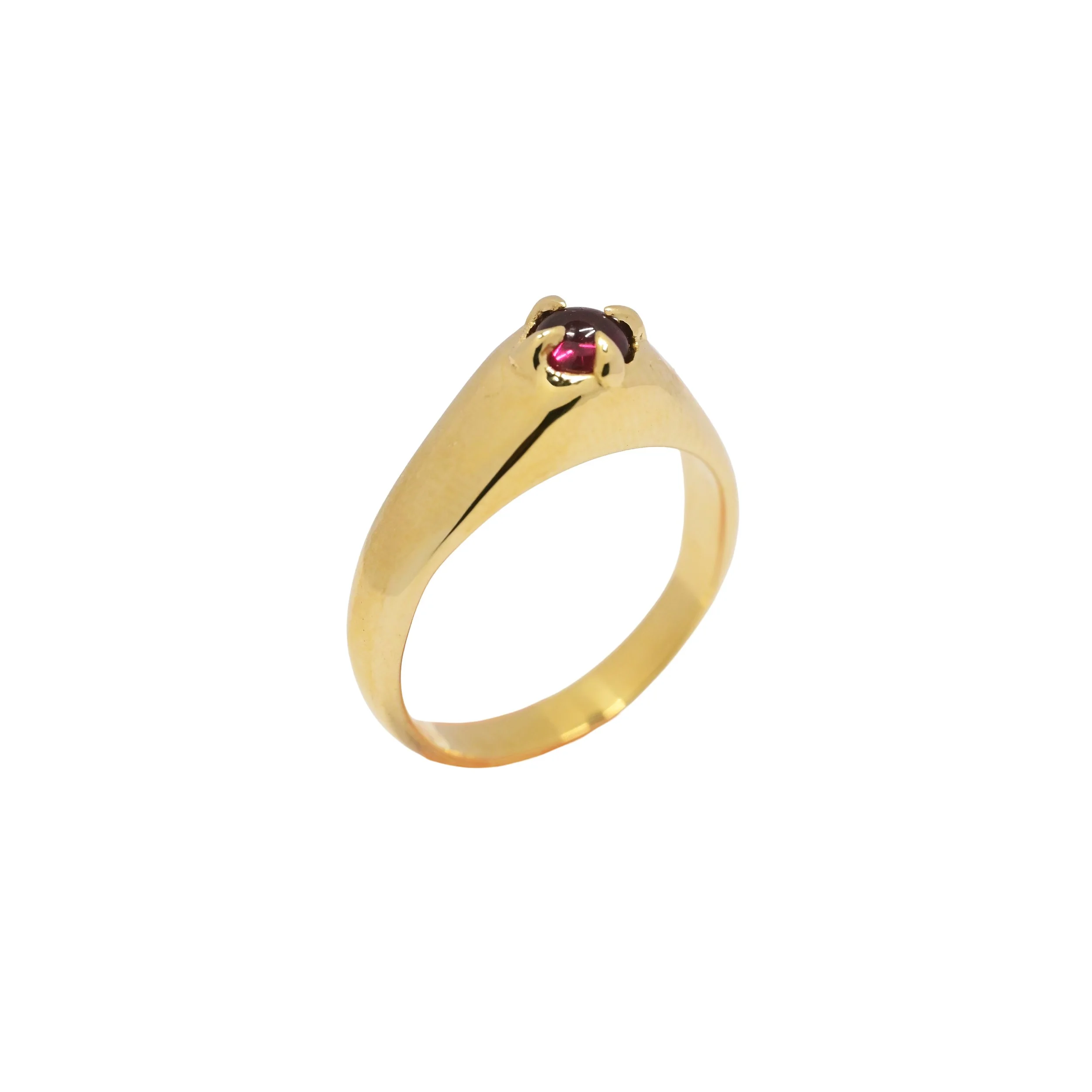 Ampelos Stirrup Ring, Brass