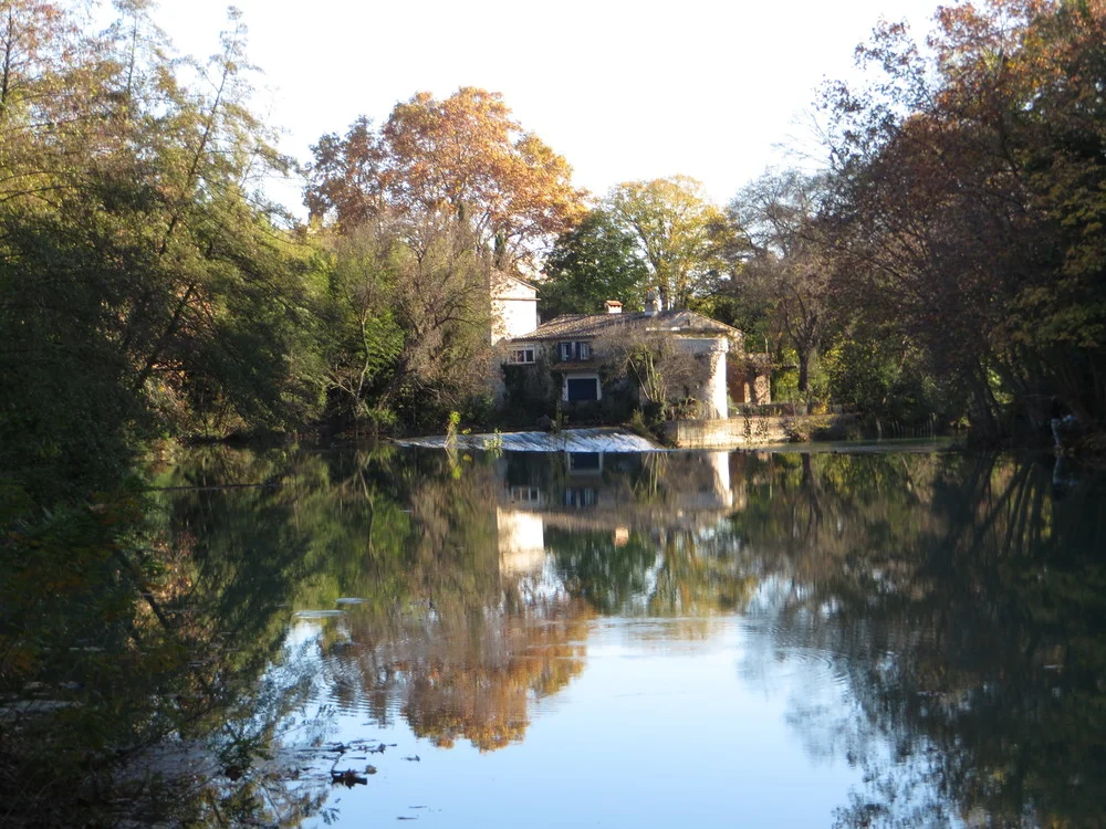 Pinceau en balade: le moulin bleu