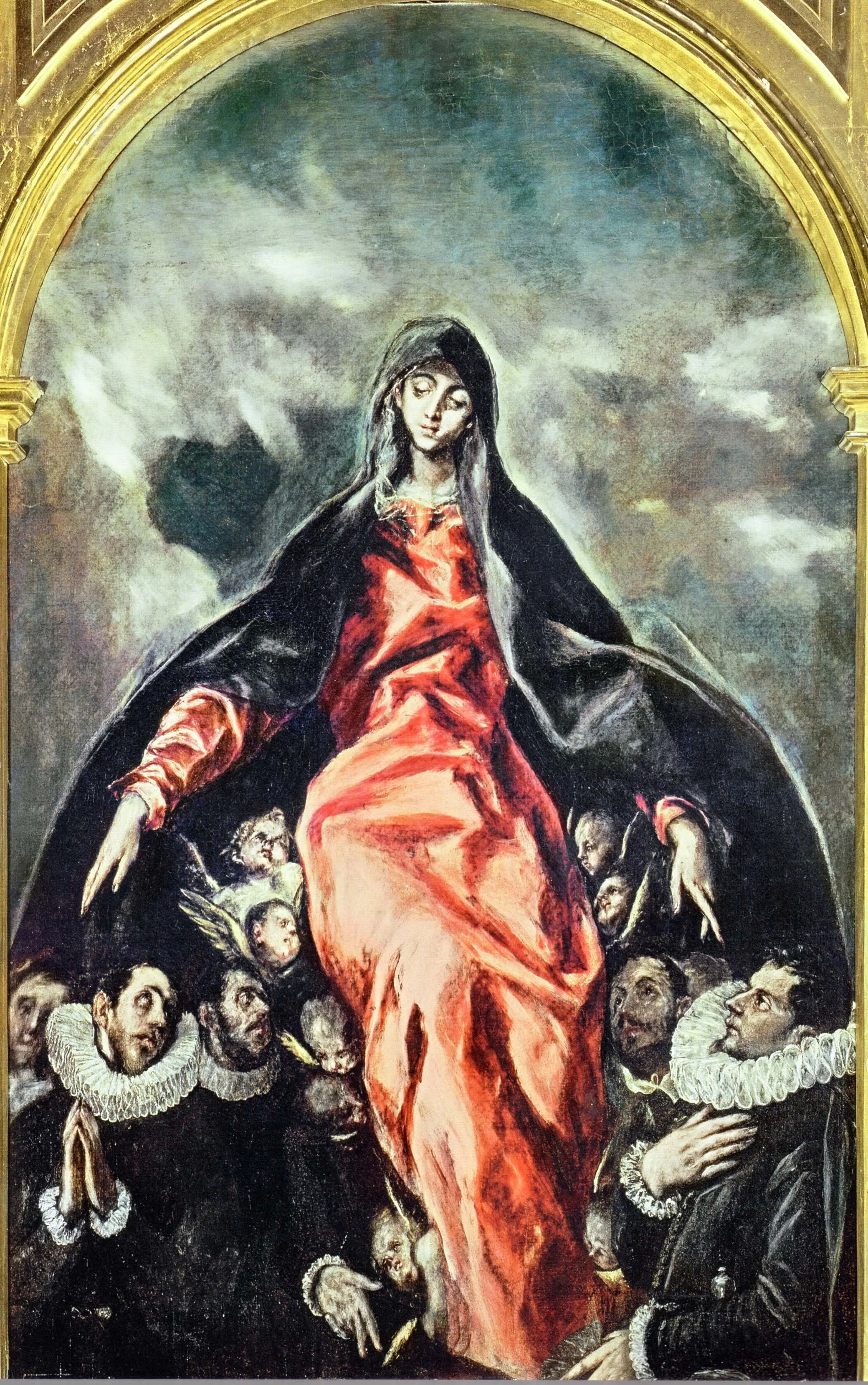 E) Toile vierge de charité