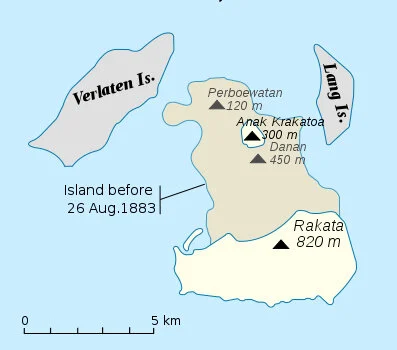 La grande ile centrale avant l’explosion de 1883