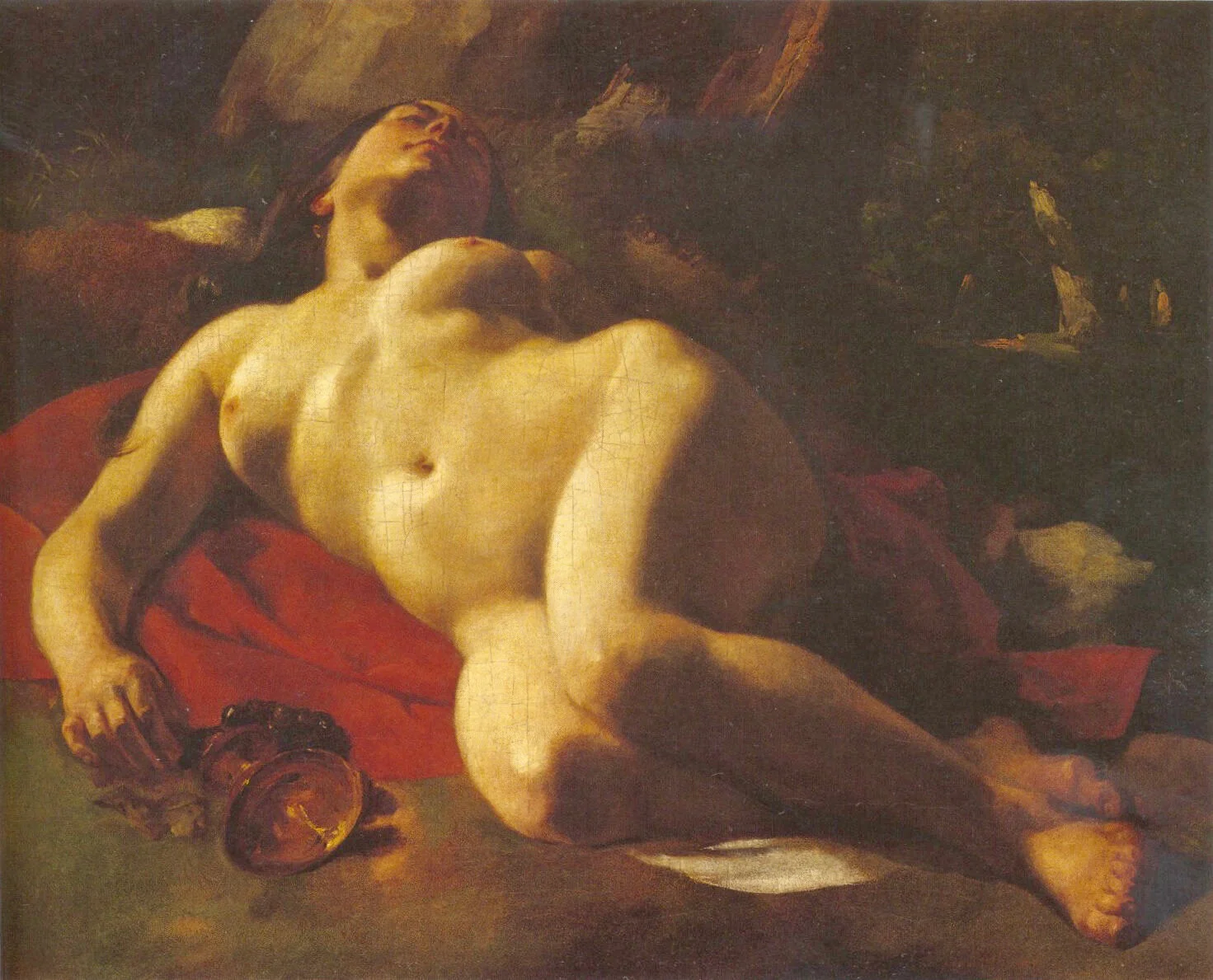 Bacchante endormie