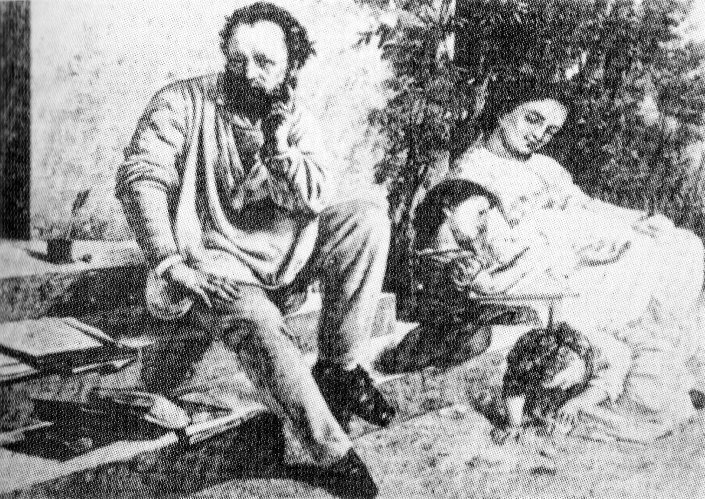 Original du portrait de Proudhon Cette version nous est connue par une photographie d’époque