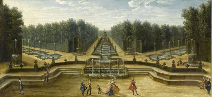   Le Bosquet du Théâtre d’eau dans les jardins de Versailles   (anonyme, début 18e siècle)  