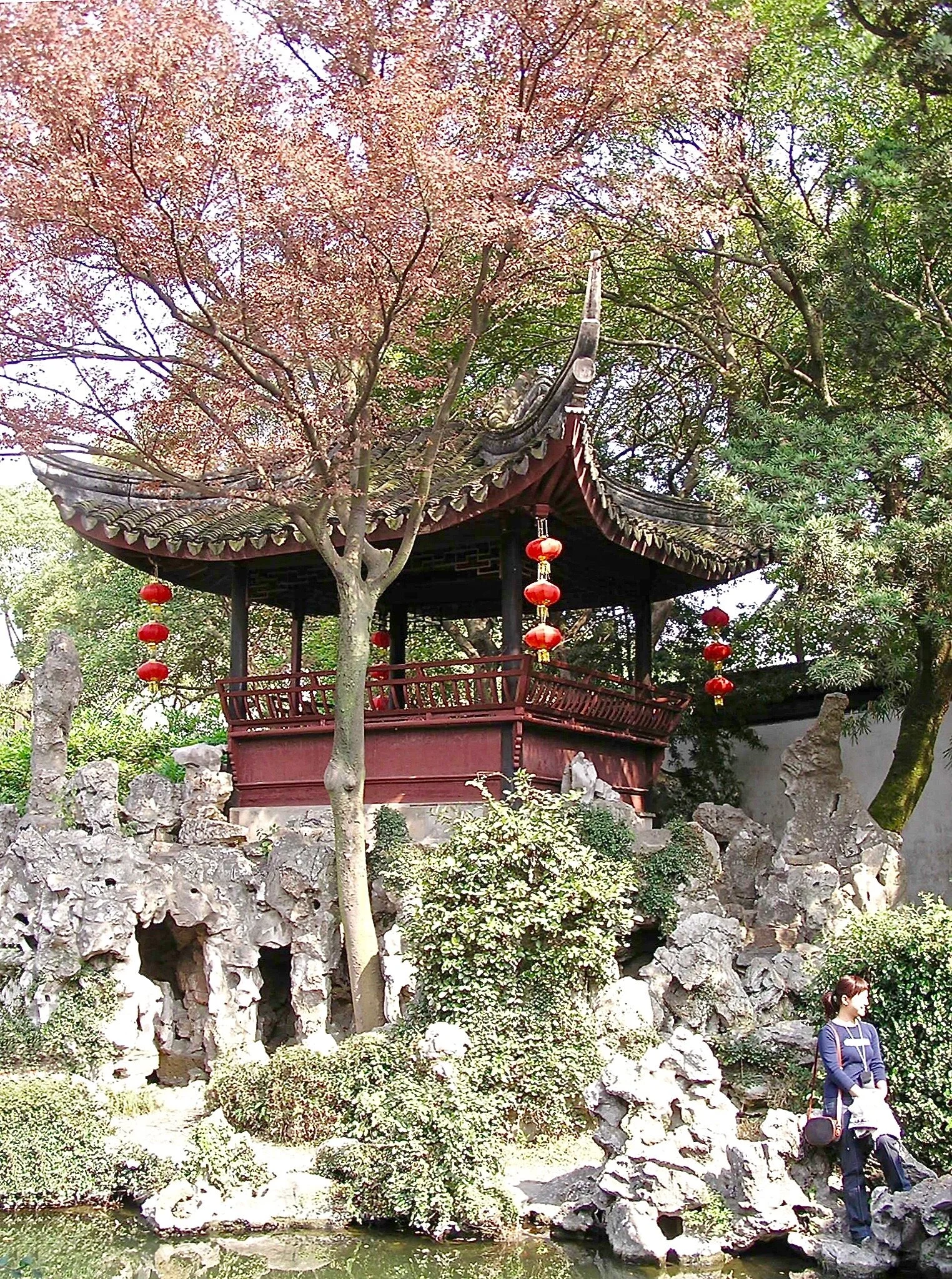 « Montagne » du jardin Tuisi à Tongli (Chine)
