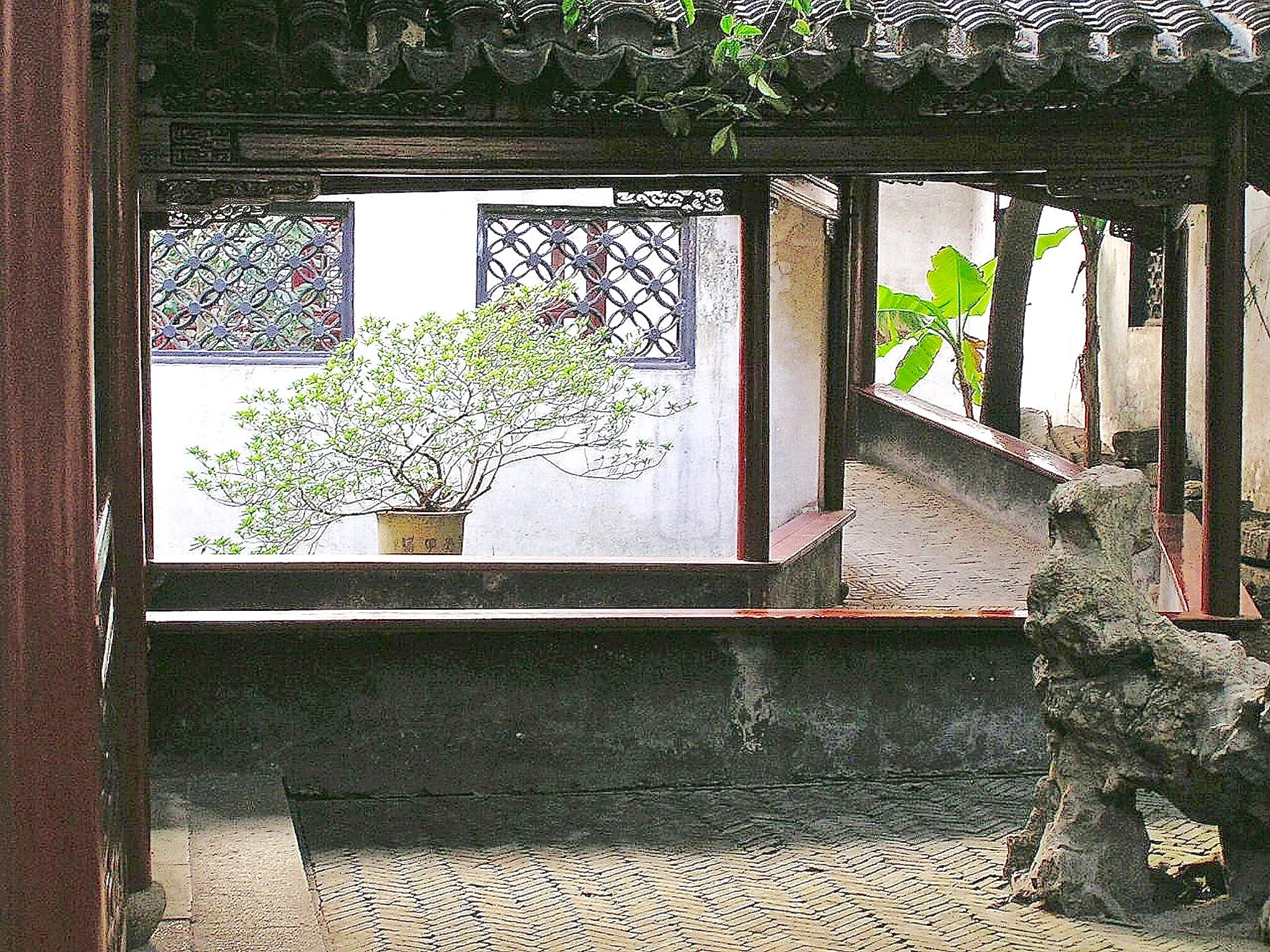 jardin du mandarin Yu à Shanghai (Chine).