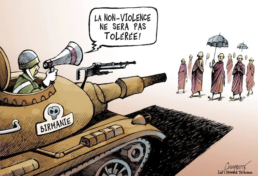   Lors de la « révolution safran »… bis repetita… 