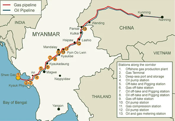  Le « corridor chinois » 