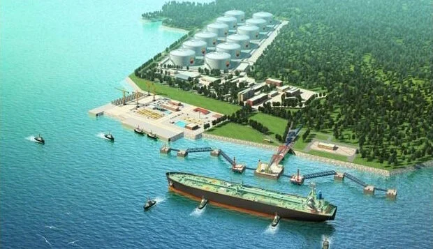 Le terminal des hydrocarbures de Kyuakpyu